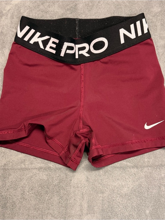 Nike Pants - Women's Maroon Compression Shorts